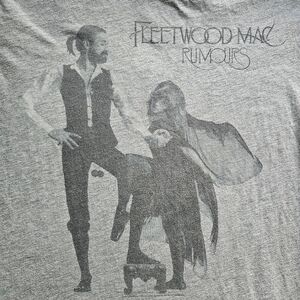 Official Live Nation Merch. Grey and black Fleetwood Mac Rumours graphic tee